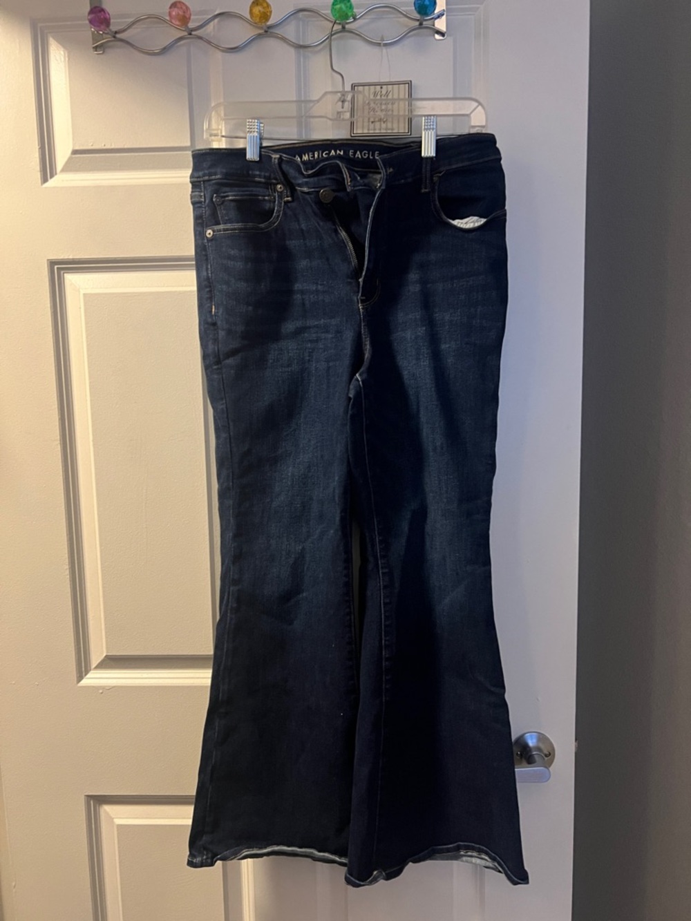American Eagle Outfitters Dark Wash  Flare Jeans